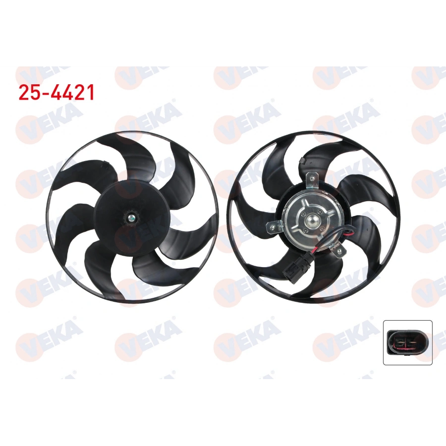 FAN MOTORU KLIMA RADYATORU VOLKSWAGEN GOLF V (1K1) 1.4i 290mm KUCUK 2003-2009