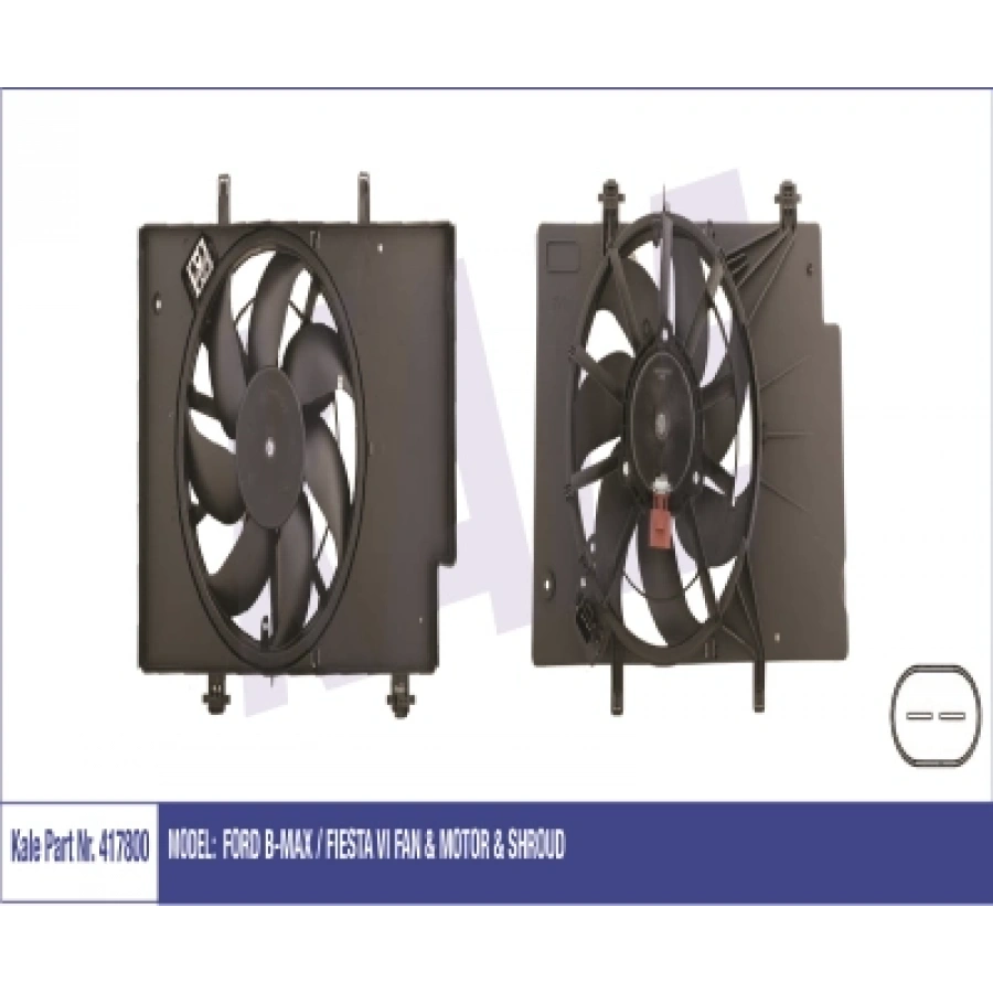 FAN MOTORU KLIMALI 1.4 /1.6 KOMPLE FIESTA BM 09-