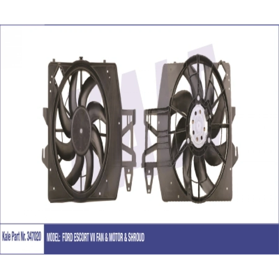 FAN MOTORU KOMPLE (+AC) ESCORT CLX 1.6 1.8 ZETEC 95-