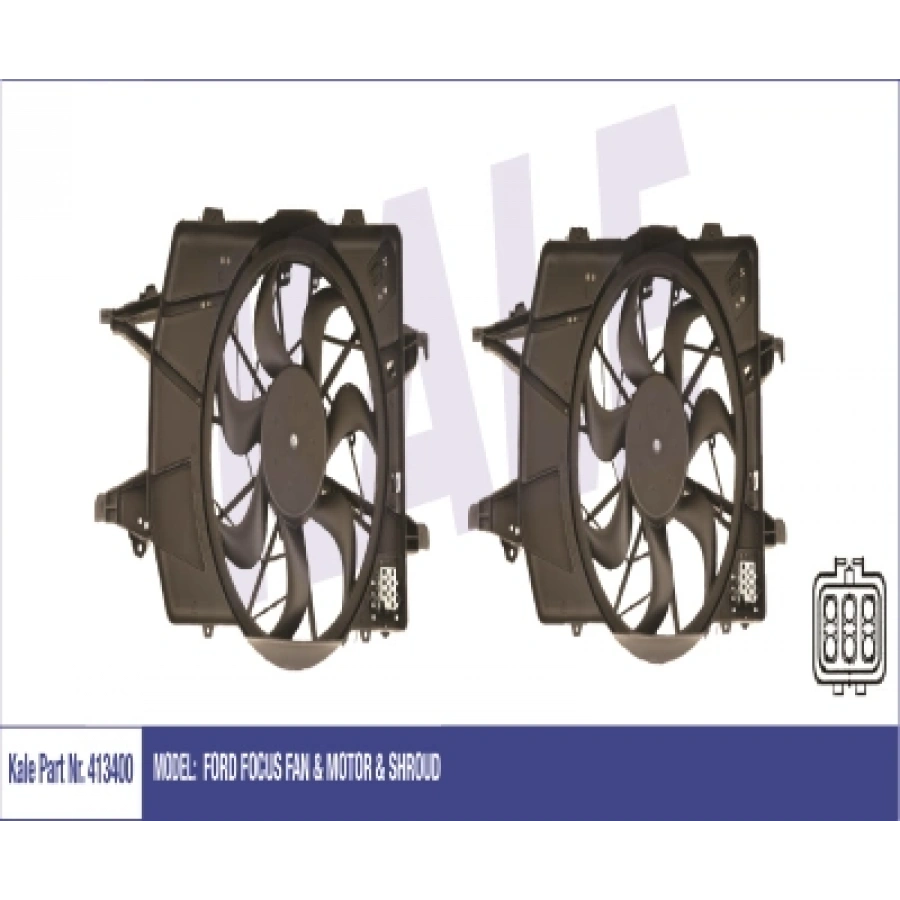 FAN MOTORU KOMPLE TEKLI FOCUS 1,6 ZETEC-S 98-04