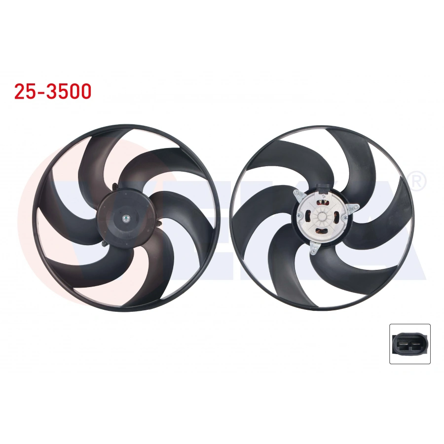 FAN MOTORU (MOTOR+PERVANE) SU RADYATORU RENAULT KANGOO (KC0/1) 1.5 DCI AC+/- 1998-2008