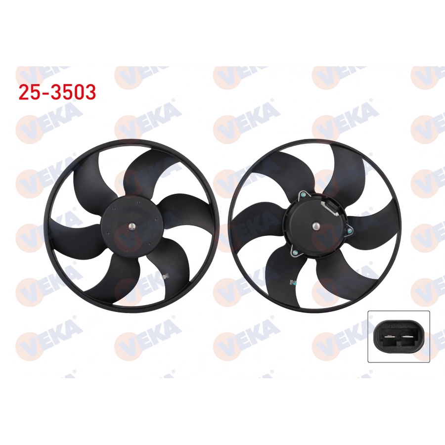 FAN MOTORU (MOTOR+PERVANE) SU RADYATORU RENAULT KANGOO (KC0/1) 1.9 DTI 1998-2008