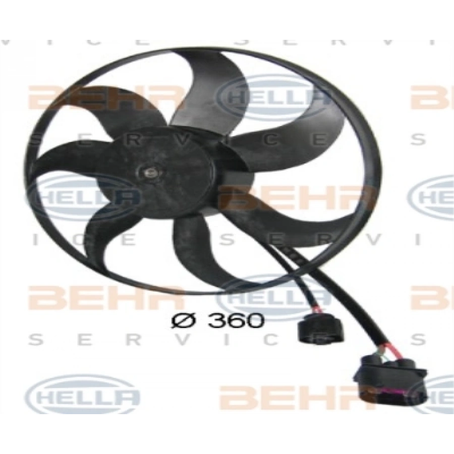 FAN MOTORU SOL (1,4 TSI-1,9 TDI) GOLF5-GOLF6-JETTA-PASSAT-CADDY-A3-LEON BMY-BLG-BGU-BSE-BLF-BLP-BJB-BKD-BKP-BXE-BKC 1,4 TSI-1,6-1,6 FSI-1,9 TDI-2,0 TDI 04-11
