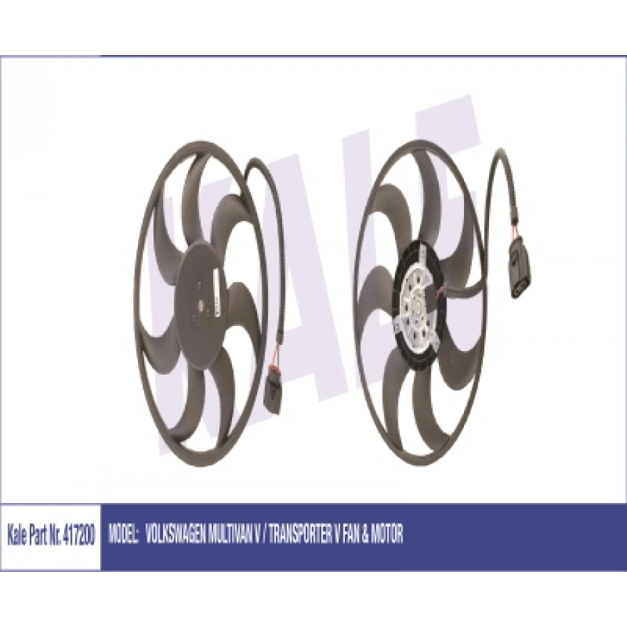 FAN MOTORU SOL (8EW351150334) (420 mm) T5 AXB-AXD-AXE 1,9 TDI-2,5 TDI 04-10