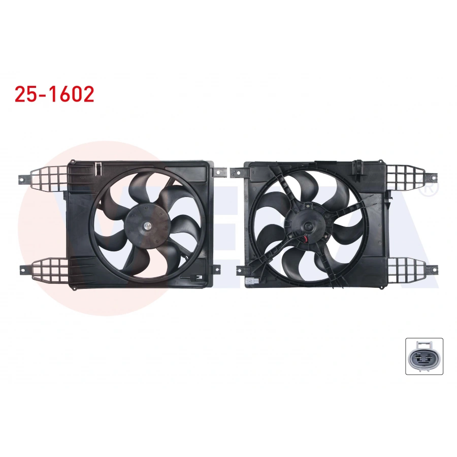 FAN MOTORU (SU+KLIMA) DAVLUMBAZLI CHEVROLET AVEO (T250) 1.4i 2006-2011