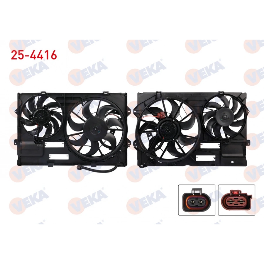 FAN MOTORU (SU+KLIMA) DAVLUMBAZLI CIFTLI VOLKSWAGEN TRANSPORTER V (7HA,7HH,7EA,7EH) 1.9 TDI 2003-2011