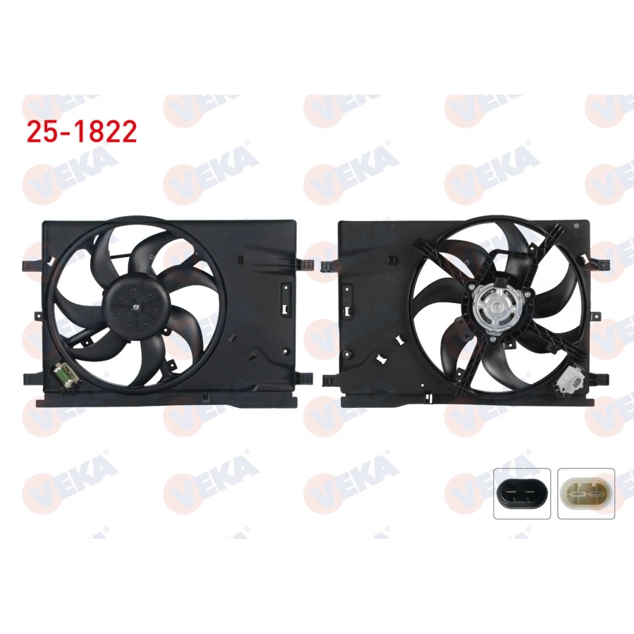 FAN MOTORU (SU+KLIMA) DAVLUMBAZLI RESIZTANSLI TEKLI FANLI FIAT GRANDE PUNTO (199) 1.4 2005-2012