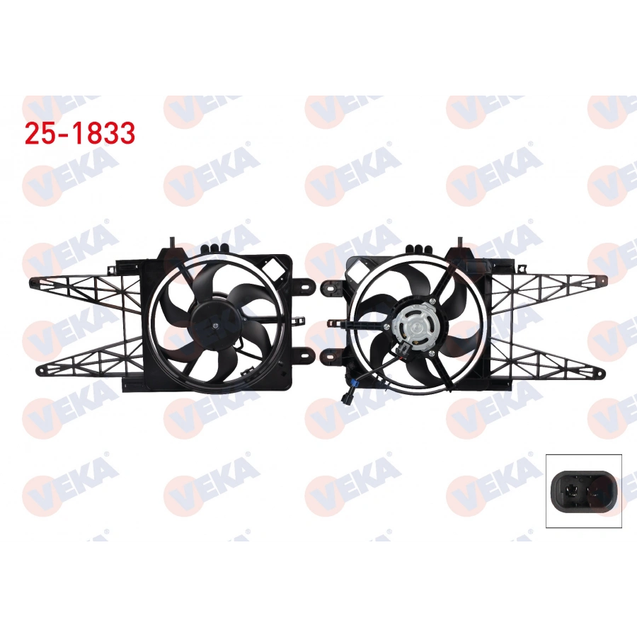 FAN MOTORU (SU+KLIMA) DAVLUMBAZLI TEKLI FANLI (KABLOLU) FIAT PUNTO 1.2 AC+ 1999-2012