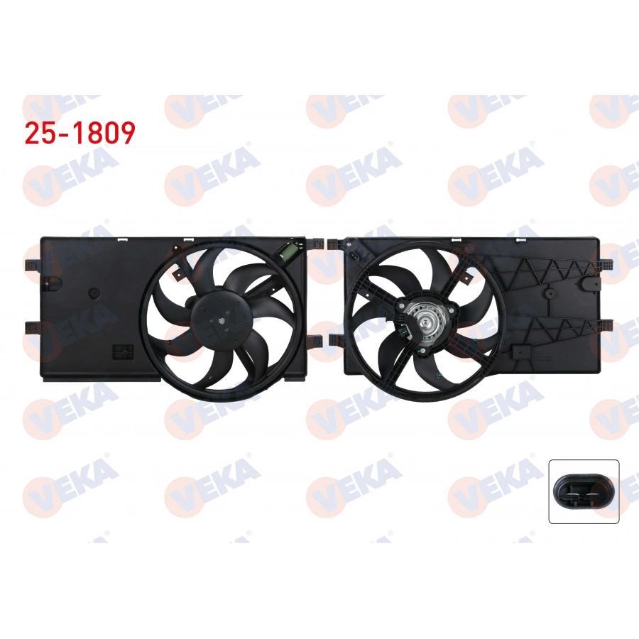 FAN MOTORU (SU+KLIMA) DAVLUMBAZLI TEKLI FIAT FIORINO (225) 1.3 MJT AC + 2007-