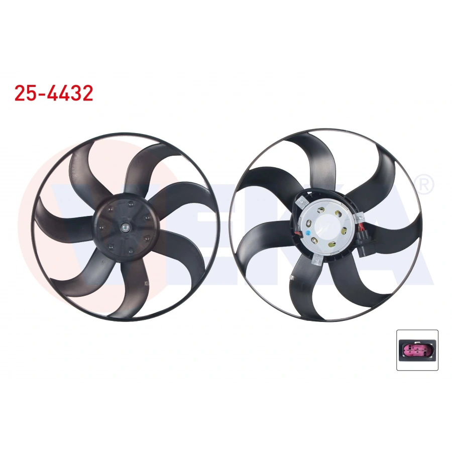 FAN MOTORU (SU+KLIMA) DAVLUMBAZSIZ VOLKSWAGEN POLO (6R,6C) 1.4 TSI CAPI 390mm 2009-