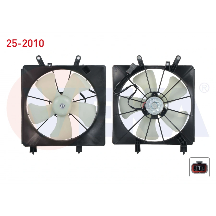 FAN MOTORU SU RADYATORU DAVLUMBAZLI TEKLI FANLI HONDA CIVIC VII 1.6i AC+/- 2000-2006
