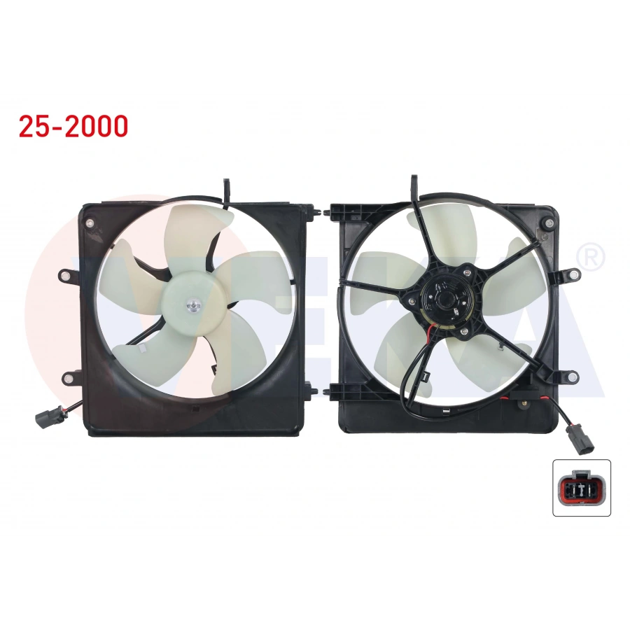 FAN MOTORU SU RADYATORU HONDA JAZZ II (GD) 1.4i DAVLUMBAZLI 2002-2008