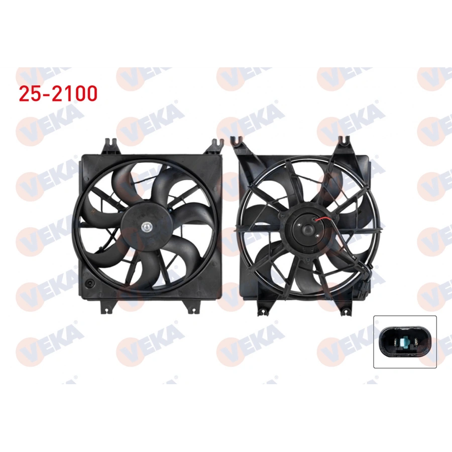 FAN MOTORU SU RADYATORU HYUNDAI ACCENT I (X-3) 1.3i DAVLUMBAZLI TEKLI 1994-2000