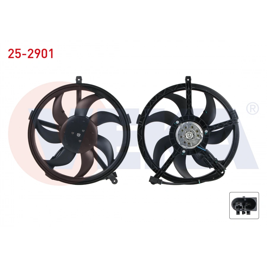 FAN MOTORU SU RADYATORU MINI COOPER ONE (R56) 1.6 2006-2013 /COUNTRYMAN (R60) 1.6 2010-2016