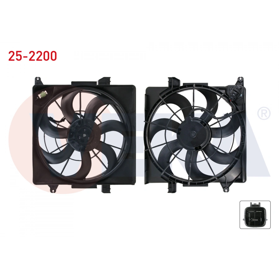 FAN MOTORU SU RADYATORU REZISTANSLI KIA SPORTAGE (SL) 2.0 CRDI 2010-