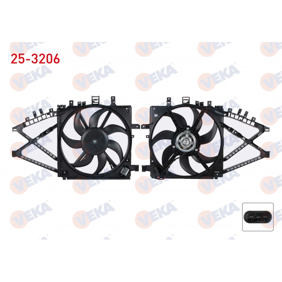 FAN MOTORU SU RADYATORU REZISTANSLI OPEL CORSA C 1.4 DAVLUMBAZLI TEK SOKET 3 TIRNAKLI 2000-2006