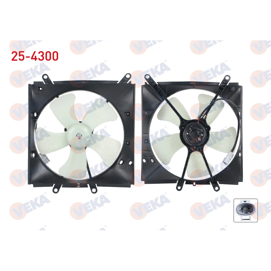 FAN SU COROLLA AE101 92-97/AE111 98-01 (KOMPLE)