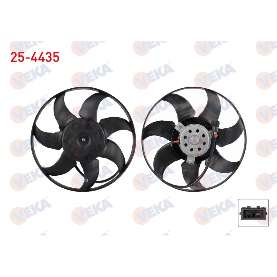 FAN MOTORU SU RADYATORU VOLKSWAGEN TRANSPORTER IV (70XB,70XC,7DB,7DW) 2.5 TDI CAP 345mm 1990-2003