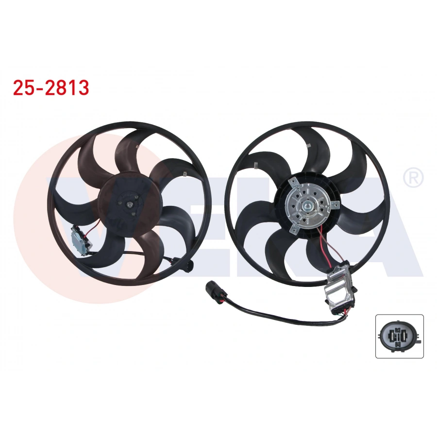 FAN MOTORU TEKLI (400W) MERCEDES A SERISI (W169) A 150 - A 160 - A 180 - A 180 CDI - A 200 2004-2012/ B SERISI (W245) B 150 - B 160 - B 170 - B 180 CDI - B 200 - B 200 CDI 2005-2011