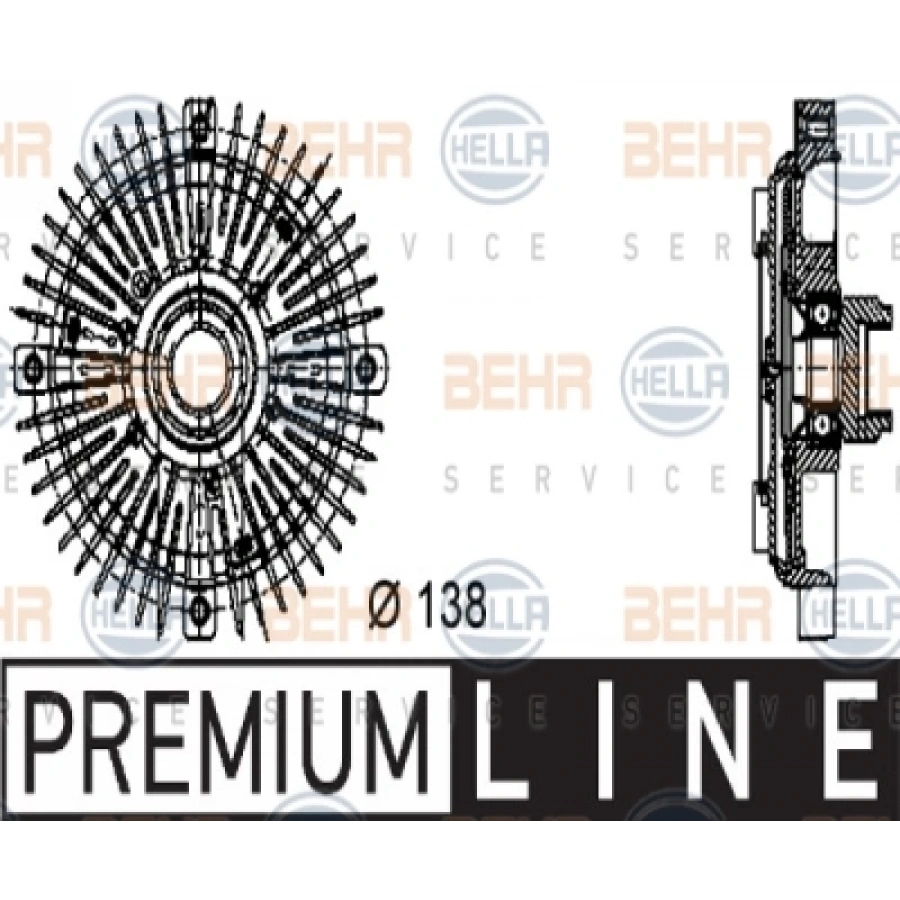 FAN TERMIGI 4 DELIK E24-E28-E30-E34-E36-E38-E39-Z3 E36 BM 82-99