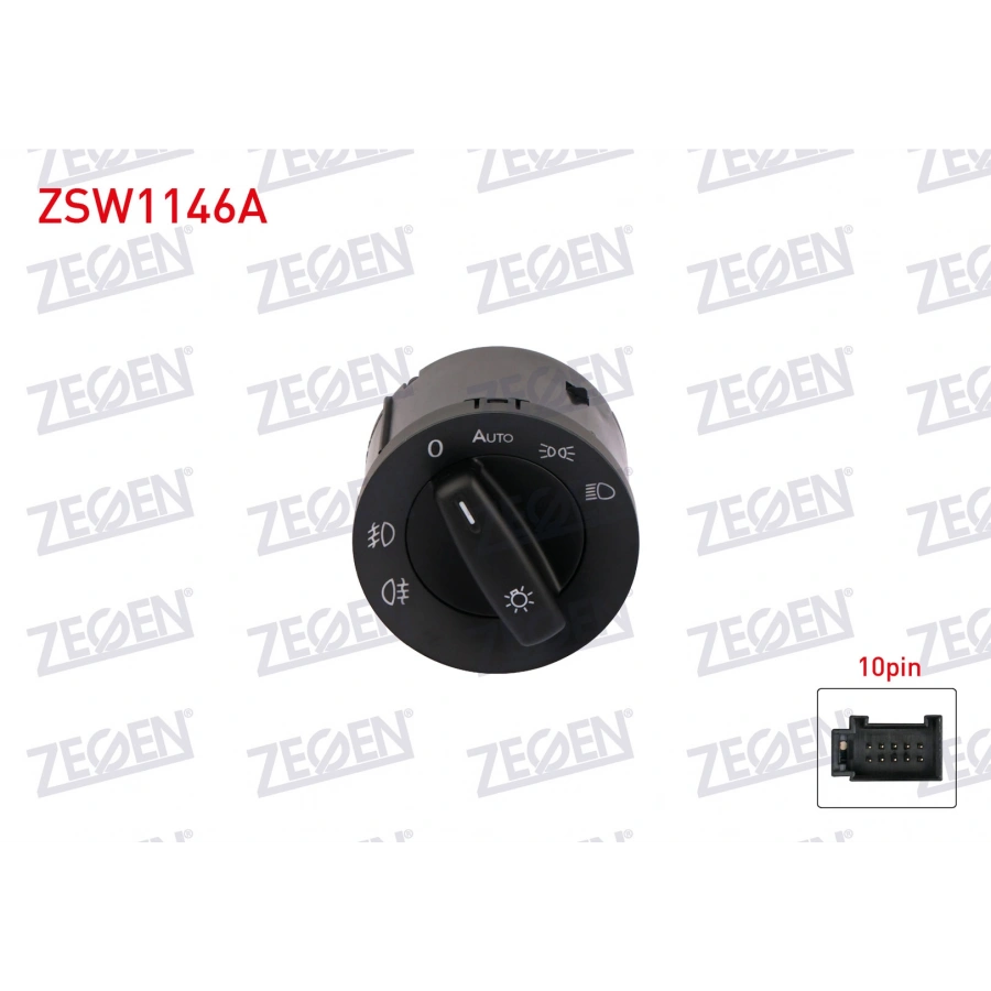 FAR ANAHTARI 10 PIN OTOMATIK VOLKSWAGEN GOLF V - JETTA III - PASSAT - TOURAN - CADDY III - T5 2003-20011