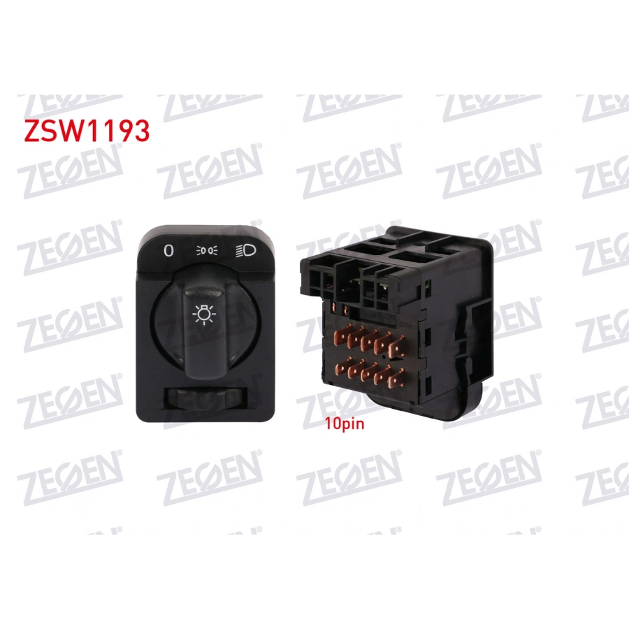 FAR ANAHTARI 10 PIN YUKSEKLIK AYARLI OPEL CORSA B - VECTRA A - ASTRA F - COMBO B - TIGRA A 1988-2001