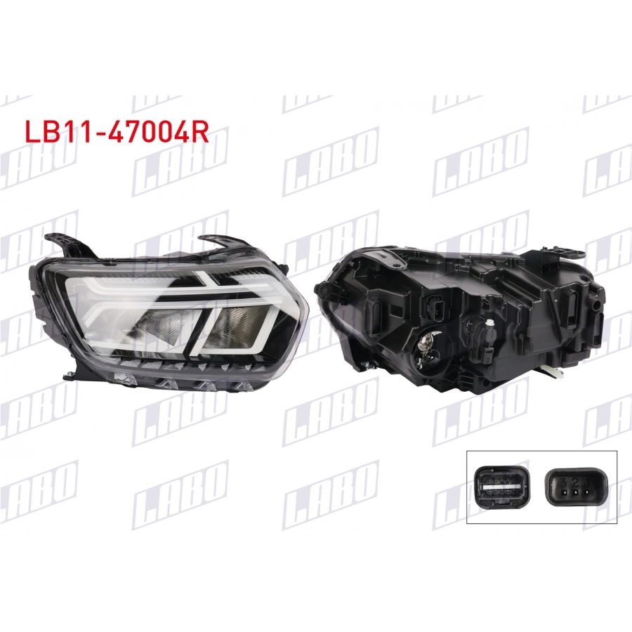 FAR SAG BEYAZ CERCEVE DACIA DUSTER 2023-