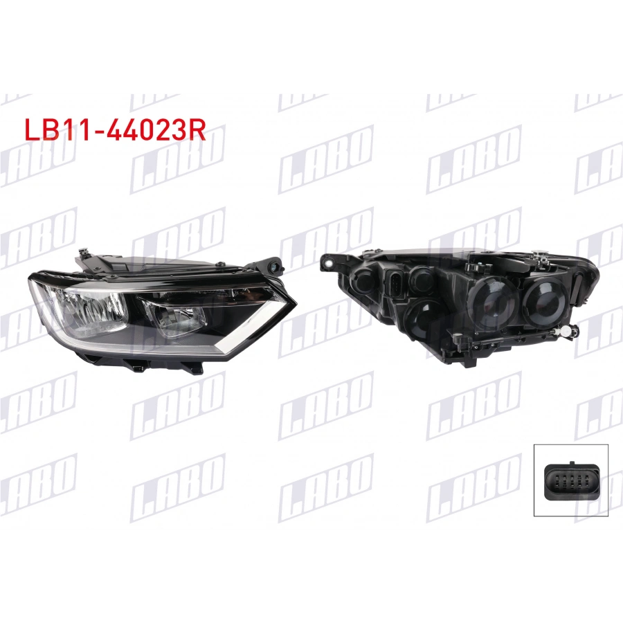 FAR SAG HALOJEN VOLKSWAGEN PASSAT B8 (3G2, CB2, 3G5, CB5) 2014- (A1)