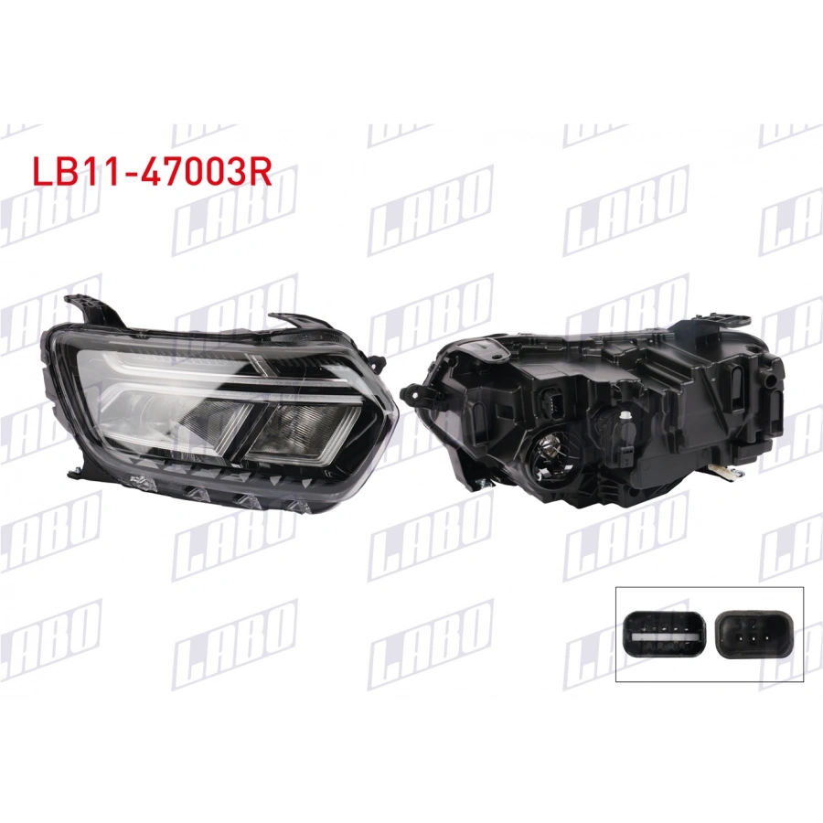 FAR DUSTER 21-24 RH (MOTORLU/KROM)