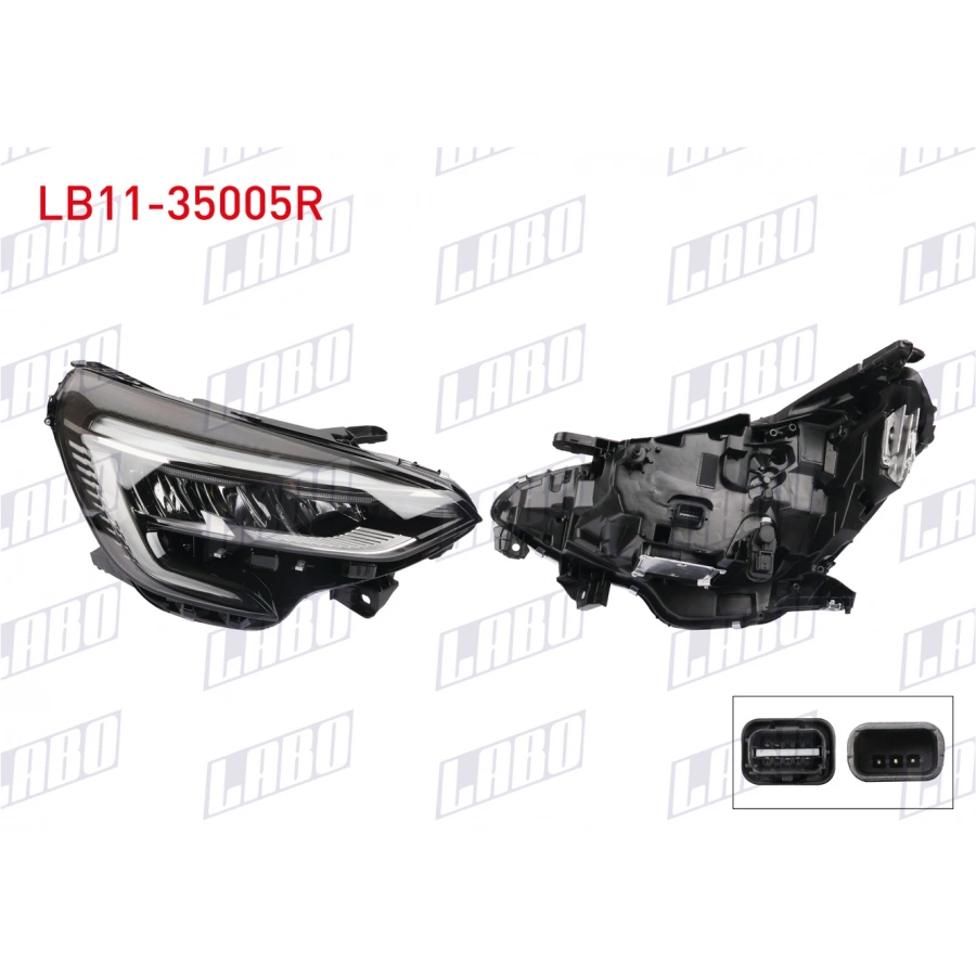 FAR SAG KROM IC RENAULT CLIO V 2021-