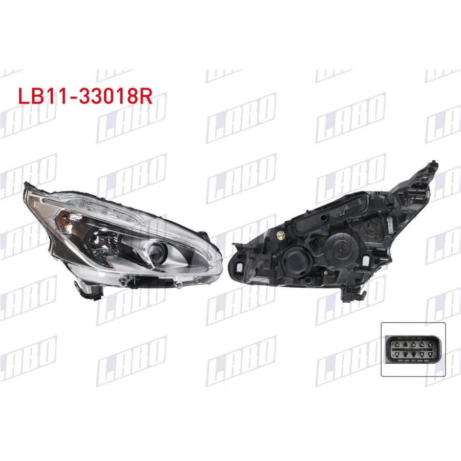 FAR SAG LEDLI PEUGEOT 208 2015-2018 (A1)