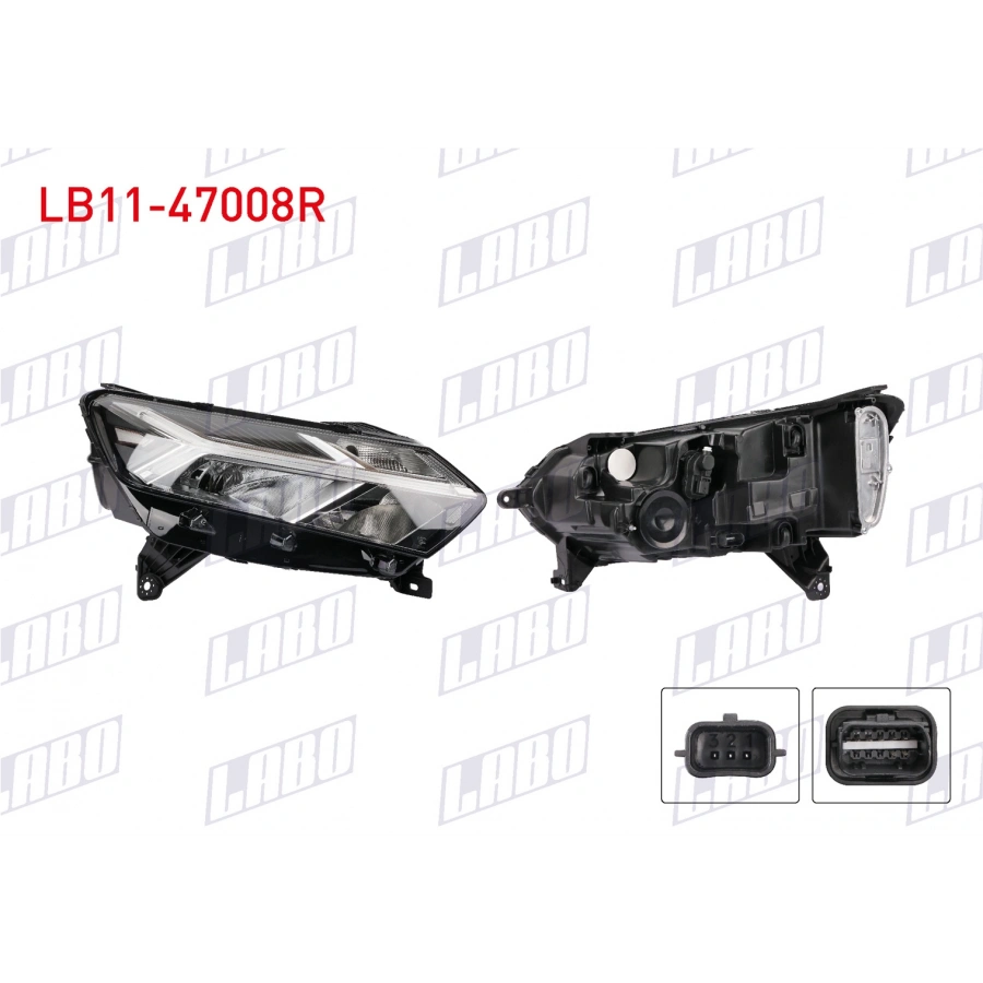 FAR SANDERO 21-23 RH (LEDLİ/KROM/DACİA YAZILI)