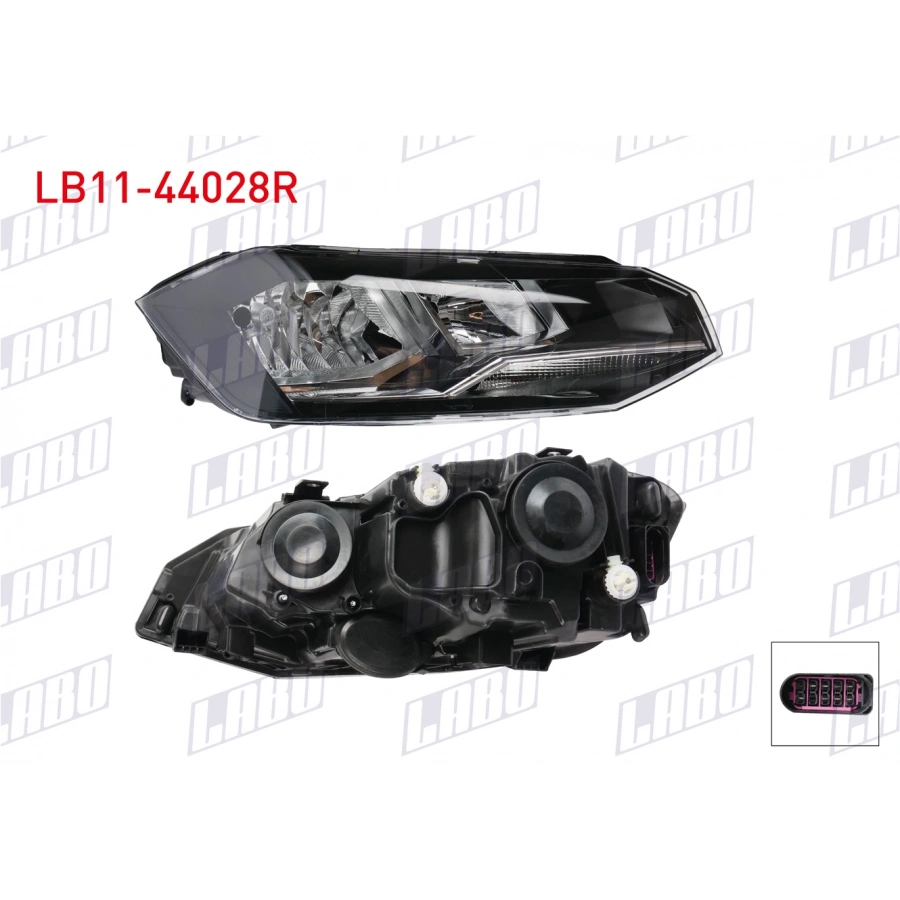 FAR SAG NIKELAJLI VOLKSWAGEN POLO VI (AW1, BZ1, AE1) 2018-2021 (A1)