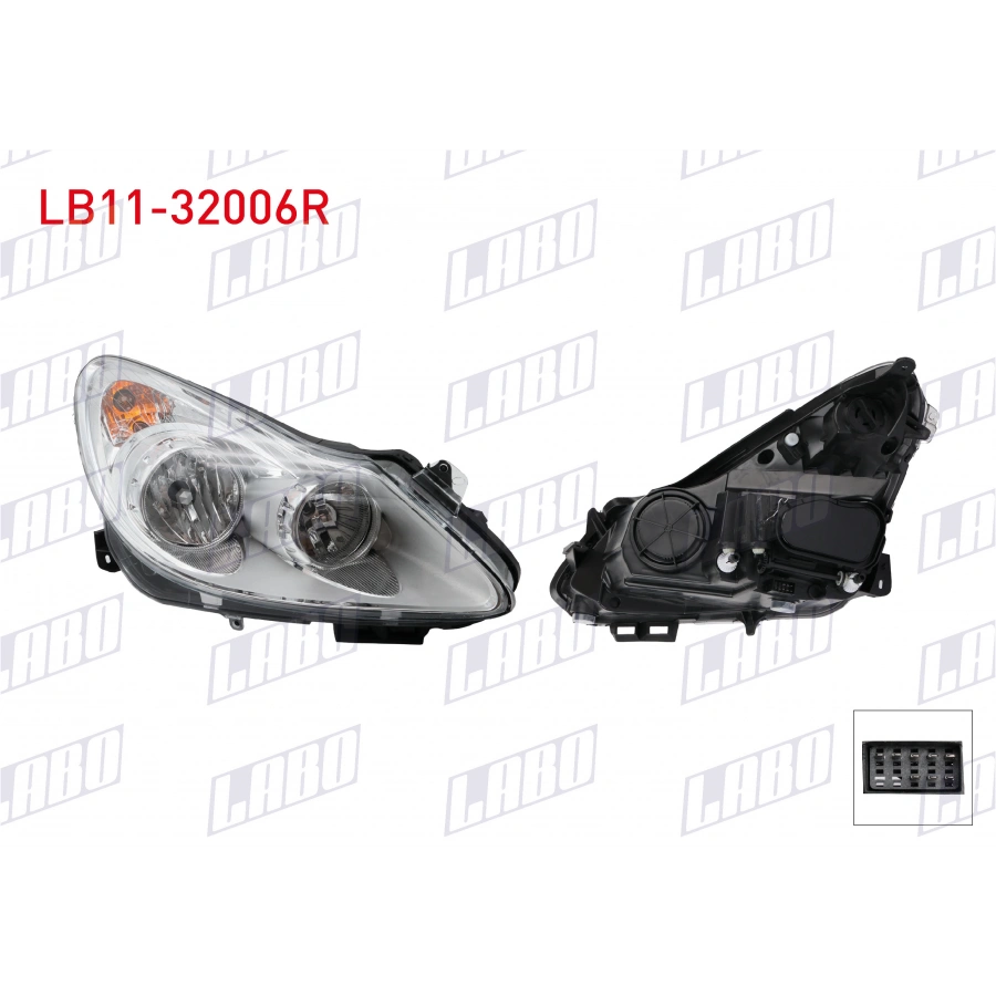 FAR SAG OPEL CORSA D 2006-2019