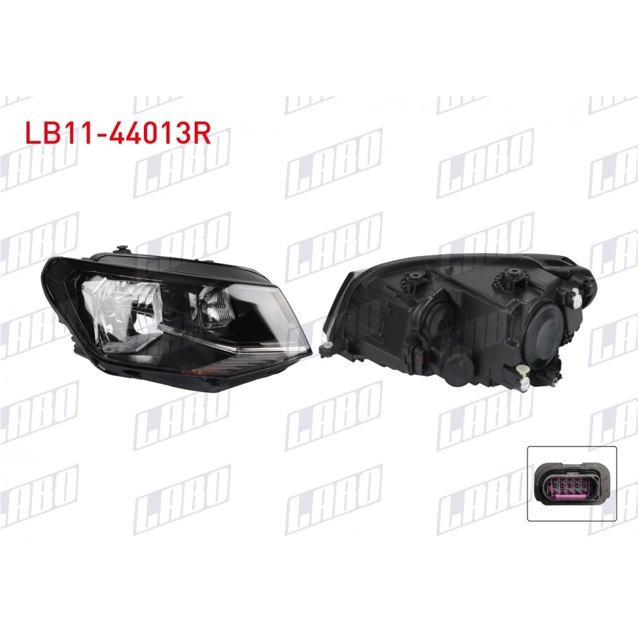 FAR SAG (SIYAH CERCEVELI) VOLKSWAGEN CADDY 2016- (A1)