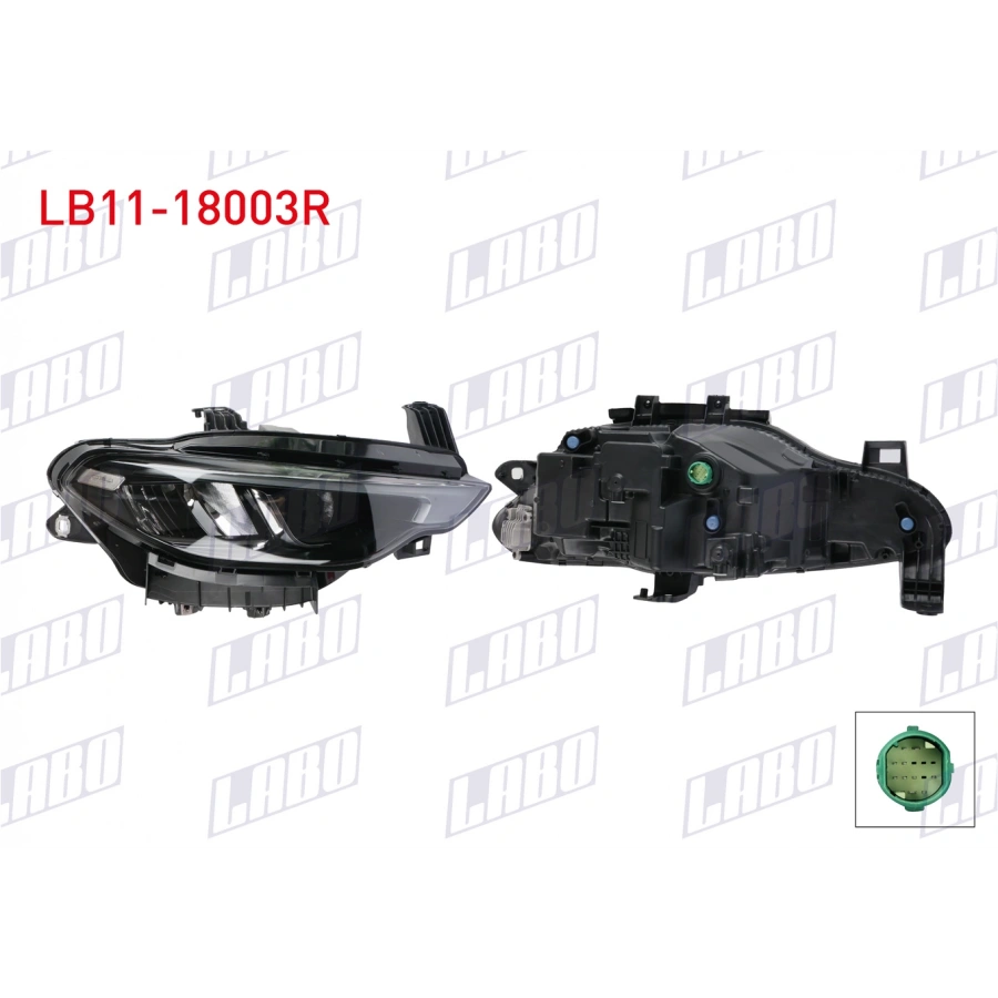 FAR SAG USTTEN LEDLI MOTORLU FIAT EGEA 2021- (A1)