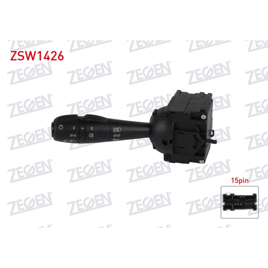 FAR SINYAL KUMANDA KOLU 15 PIN SYMBOL - CLIO IV - DOKKER - DUSTER - LODGY - LOGAN II - SANDERO 2012-