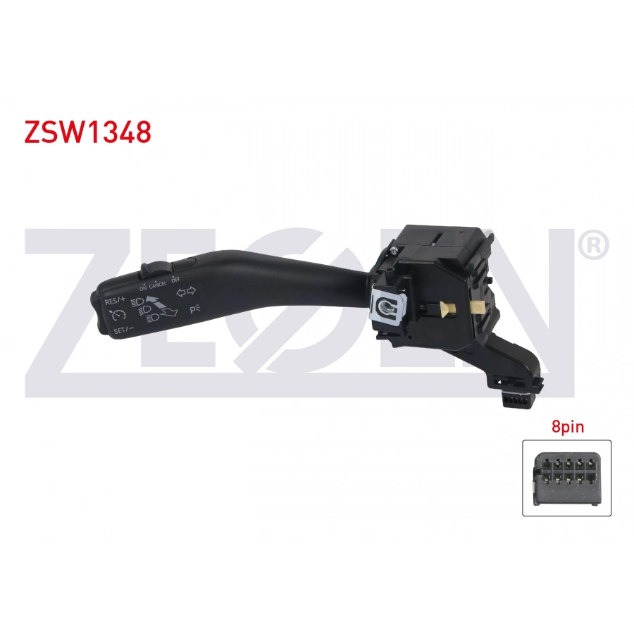 FAR SINYAL KUMANDA KOLU HIZ SABITLEYICILI 8 PIN GOLF V - VI - CADDY III - JETTA III - SCIROCCO - TIGUAN - TOURAN - OCTAVIA - SUPERB - YETI - LEON - TOLEDO III 2003-2016