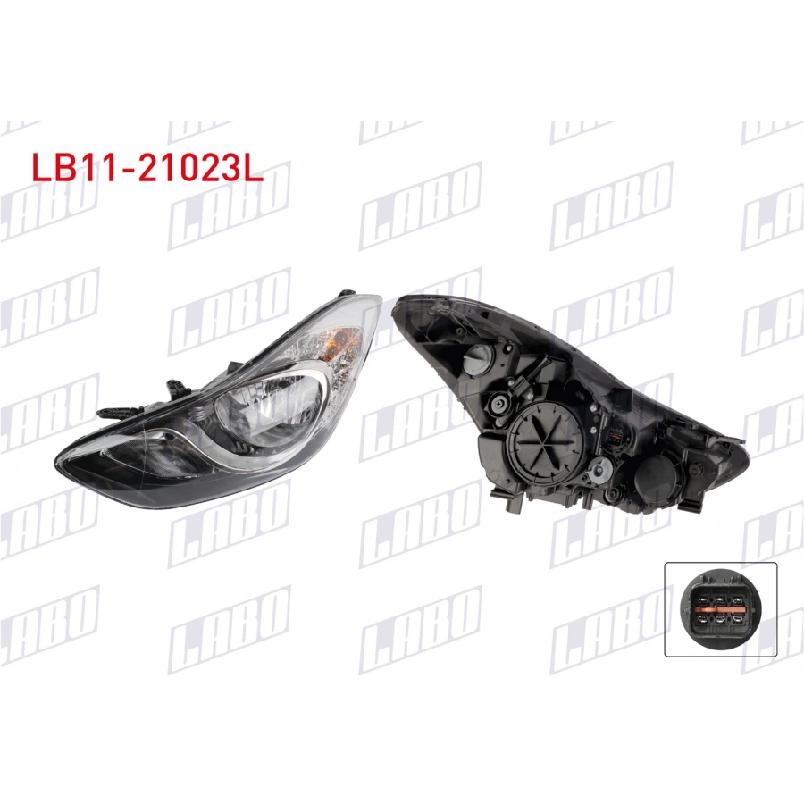 FAR SOL ELEKTRIKLI SIYAH HYUNDAI ELANTRA 11-14