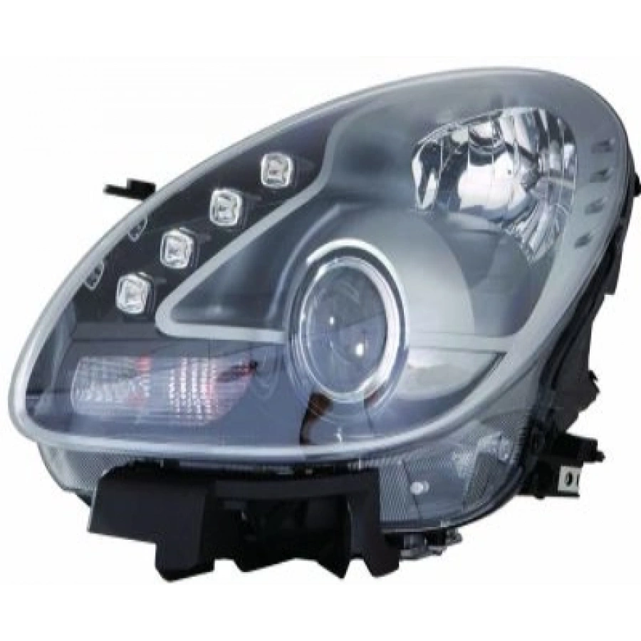 FAR SOL HEAD LAMP.UNIT..ECE.ELEC W/S MOTOR W/LED SIYAH ALFA.GULIETA BM 10-