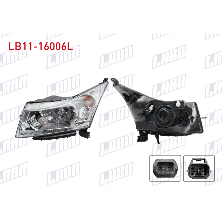 FAR SOL ICI KROM MOTORLU CHEVROLET CRUZE 2009-2012 (A1)