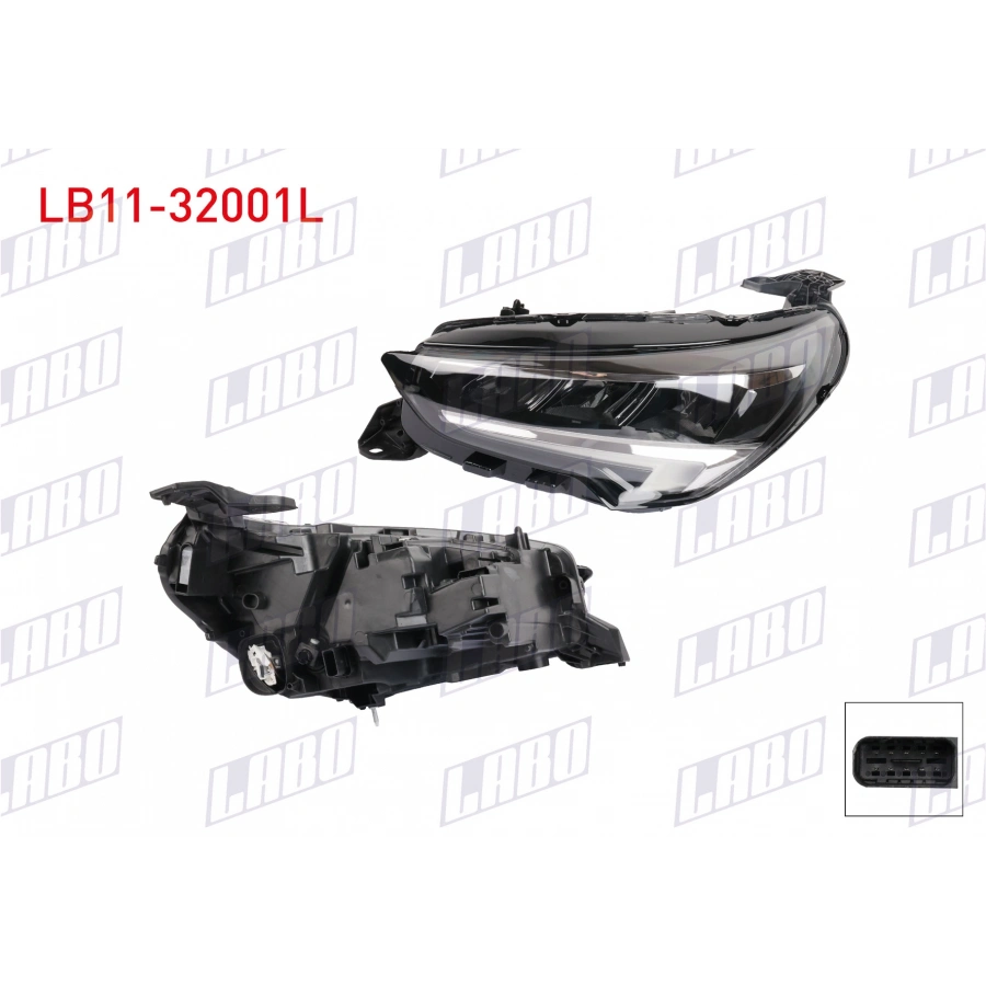 FAR SOL LEDLI OPEL CORSA F 2019-