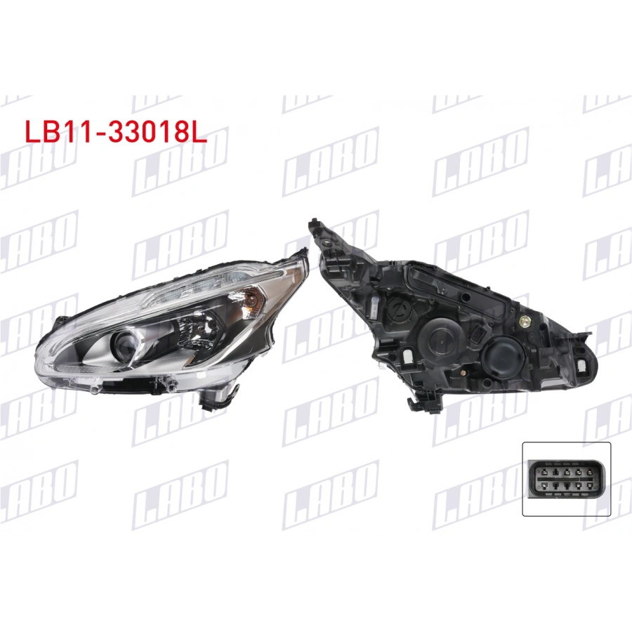 FAR SOL LEDLI PEUGEOT 208 2015-2018