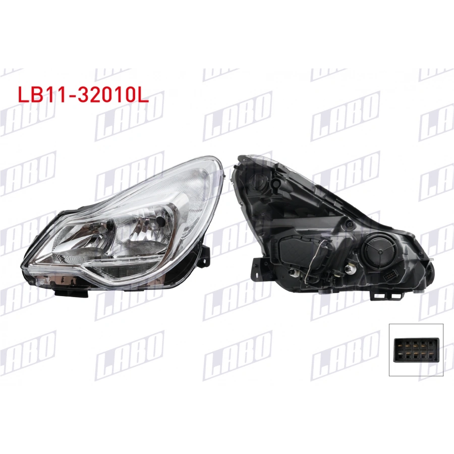 FAR SOL OPEL CORSA D 2007- (A1)