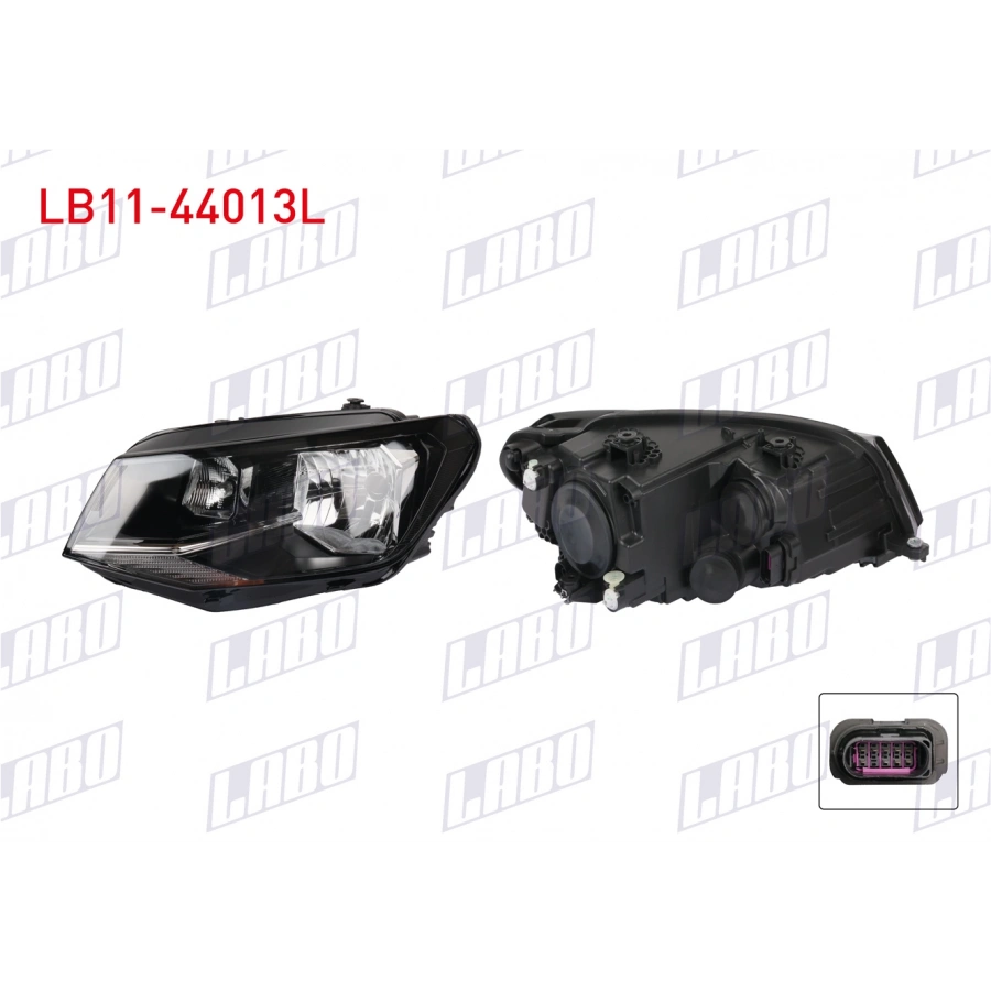 FAR SOL (SIYAH CERCEVELI) VOLKSWAGEN CADDY 2016-2020 (A1)