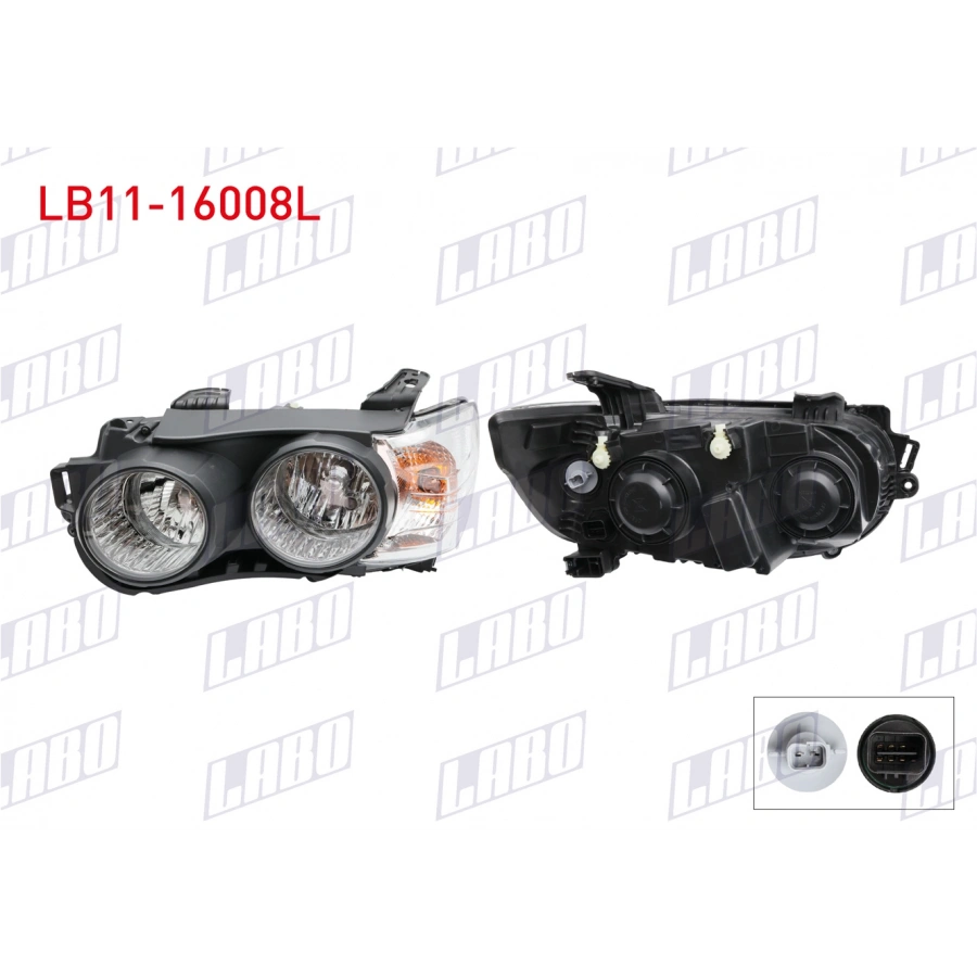 FAR SOL SIYAH HALKALI CHEVROLET AVEO (T300) 2011- (A1)