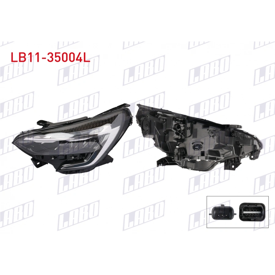 FAR SOL SIYAH IC RENAULT CLIO V 2021-