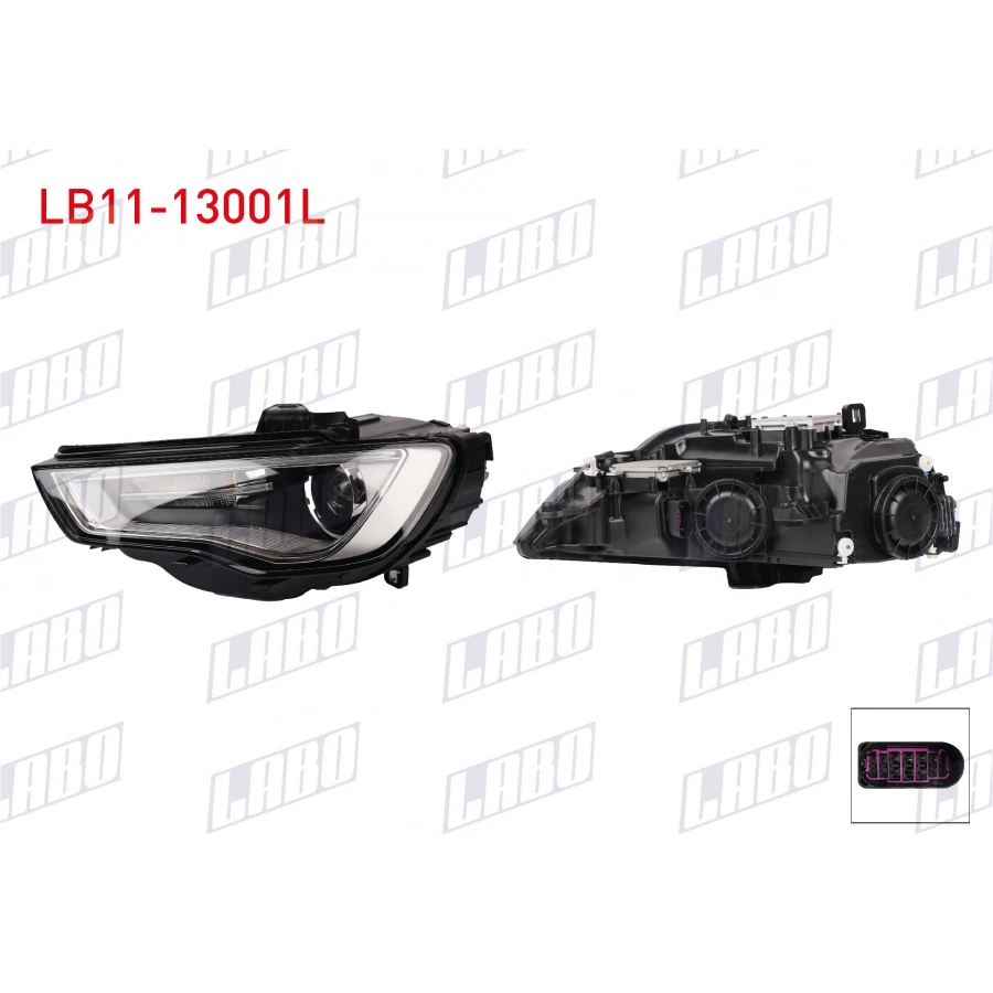 FAR SOL XENON MERCEKLI LEDLI AUDI A3 2013-