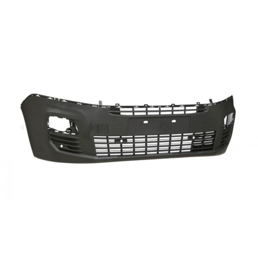 FIAT DOBLO- 23/24; ÖN TAMPON SİYAH(SİS DELİKLİ)(ÇEKİ KAPAKLI)(4 SENSÖR DELİKLİ)EUROBUMP