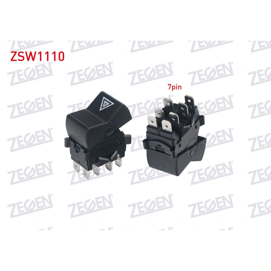 FLASOR ANAHTARI 7 PIN KIRMIZI FIAT DOGAN / KARTAL / SAHIN 1993-2002